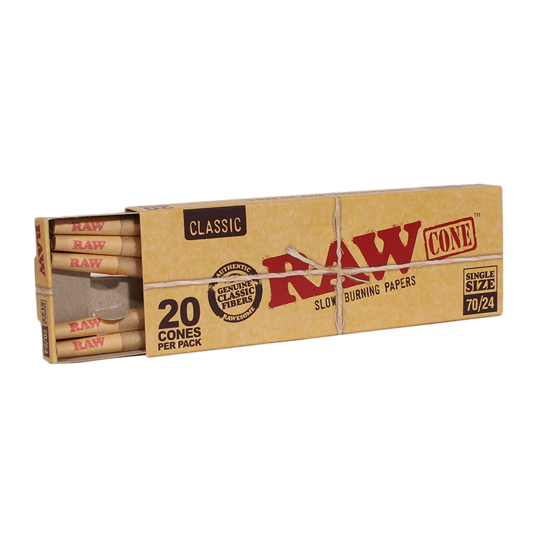 RAW Classic King Size pre-rolled cones 20 pack