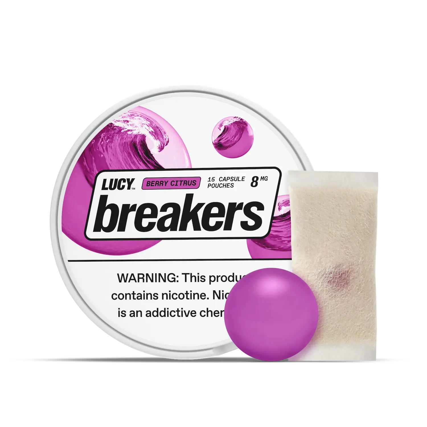 Lucy Breakers Berry Citrus nicotine pouches