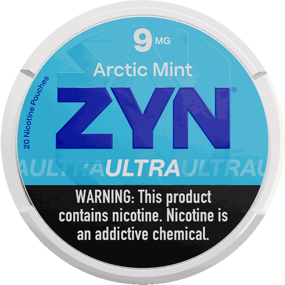 ZYN Ultra Arctic Mint nicotine pouches