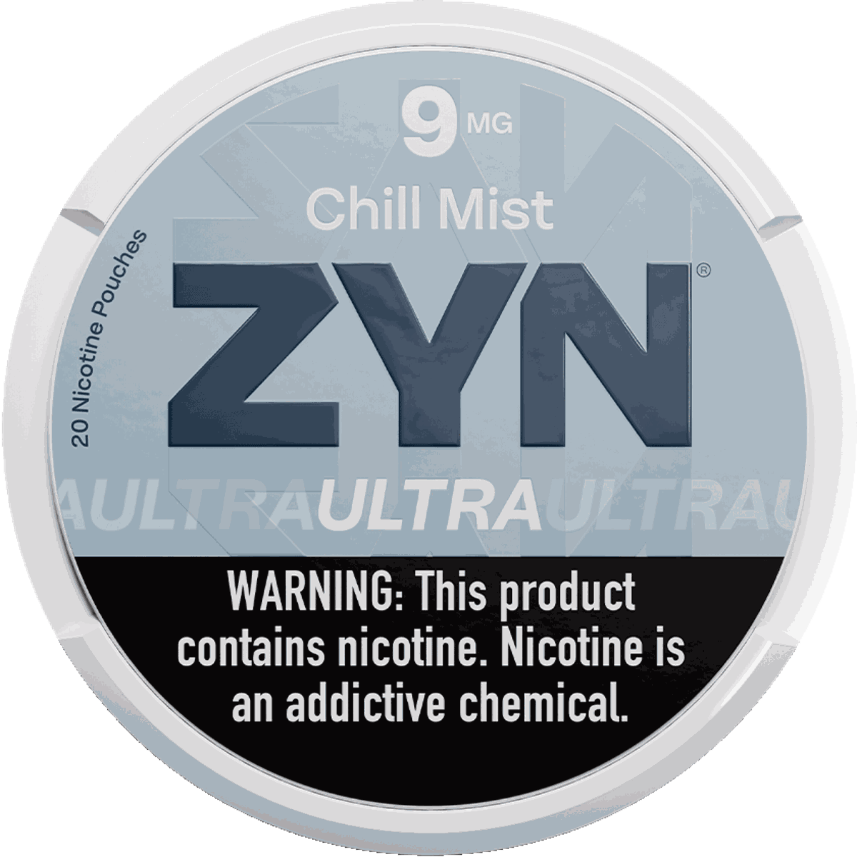 ZYN Ultra Chill Mist nicotine pouches