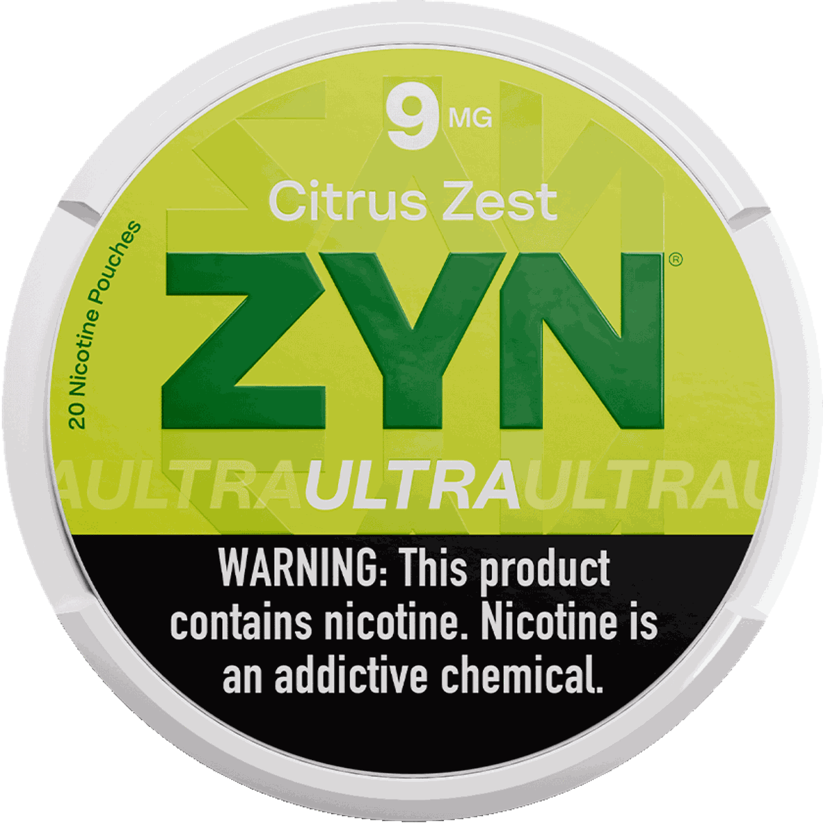 ZYN Ultra Citrus Zest nicotine pouches