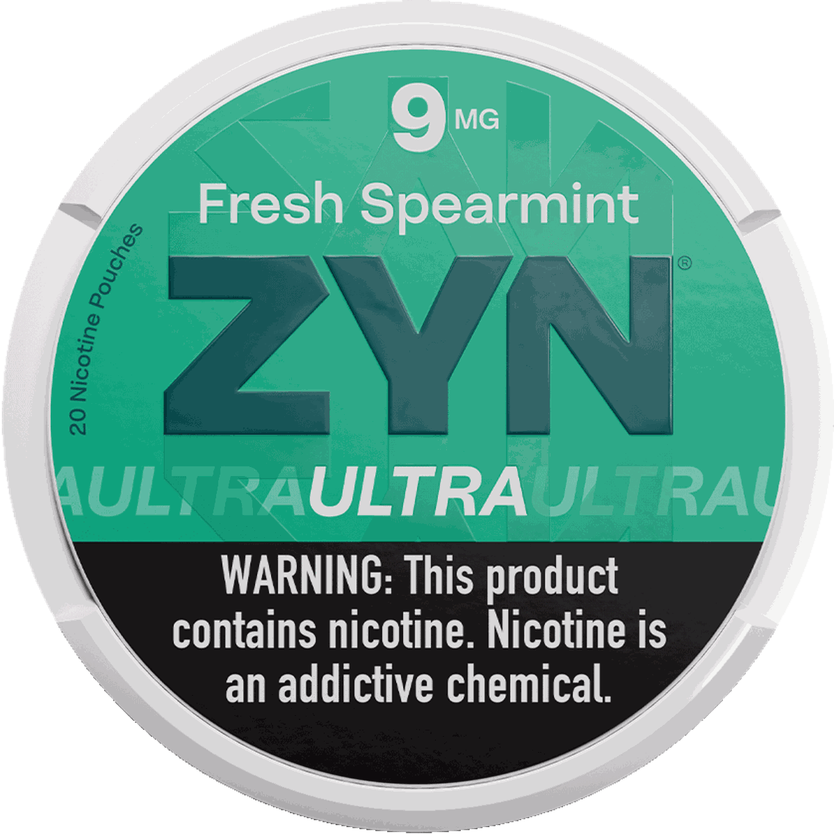 ZYN Ultra Fresh Spearmint nicotine pouches